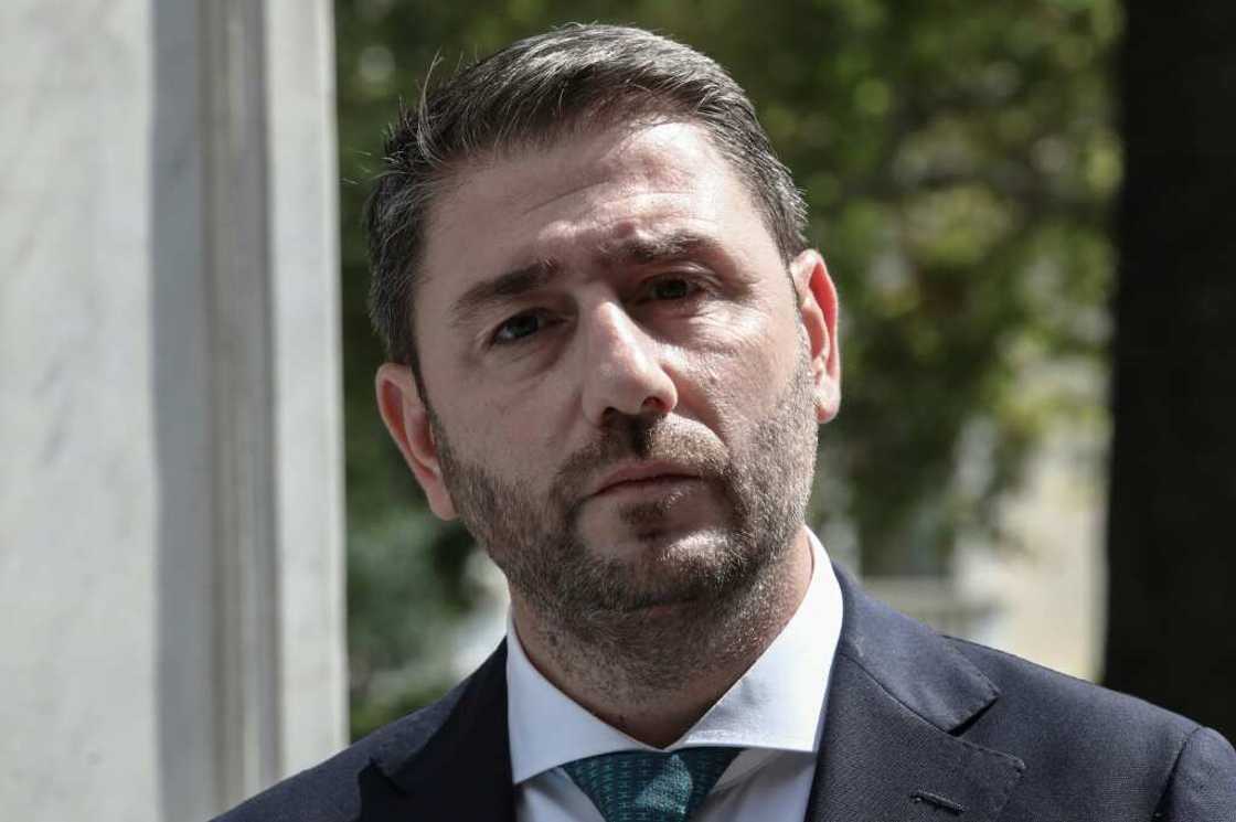 Greek Socialist (Pasok) party leader Nikos Androulakis alleges a cover-up by the ruling conservatives Greek Socialist (Pasok) party leader Nikos Androulakis alleges a cover-up by the ruling conservatives