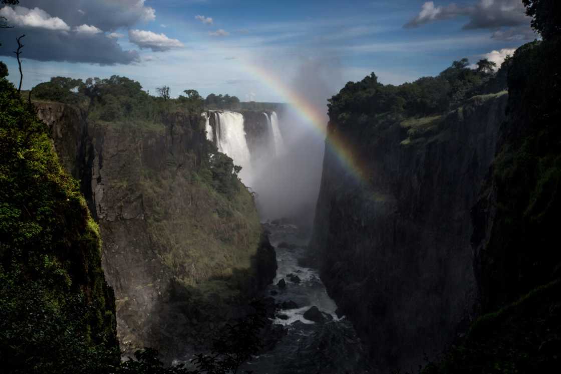Victoria Falls on the Zambia-Zimbabwe border is one of the world's most spectacular waterfalls Victoria Falls on the Zambia-Zimbabwe border is one of the world's most spectacular waterfalls