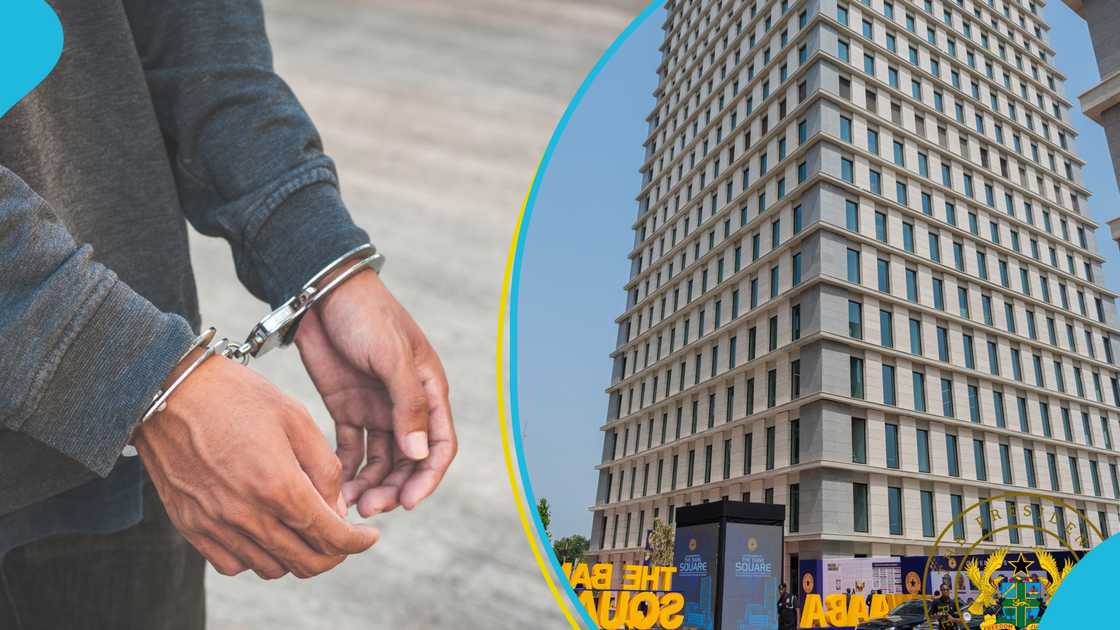 Bank of Ghana building, Theft, Arrest Bank of Ghana building, Theft, Arrest