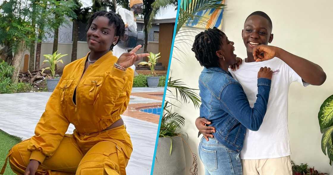 DJ Switch and her brother DJ Switch and her brother