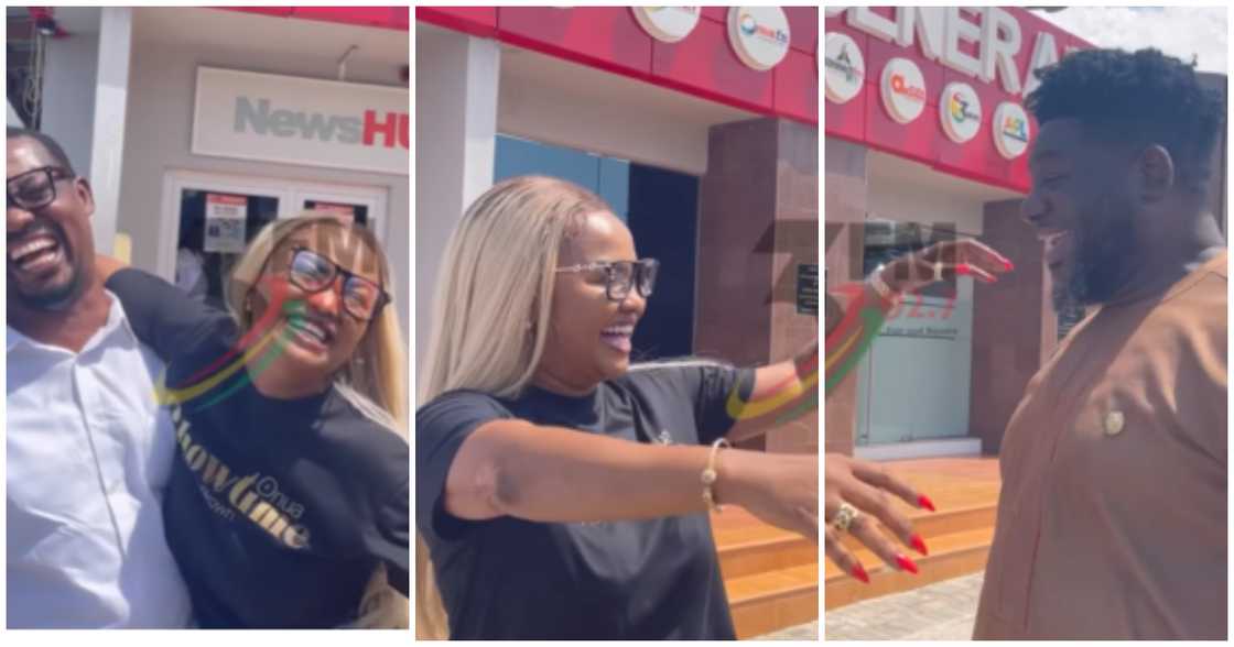 Nana Ama McBrown meets Bullgod Nana Ama McBrown meets Bullgod