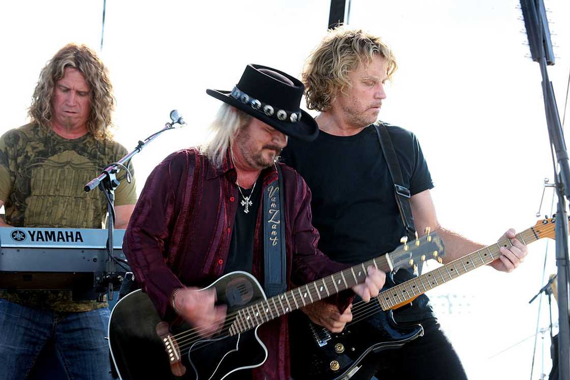 38 Special band members (L-R) Bobby Capps, Donnie Van Zant, and Danny Chauncey