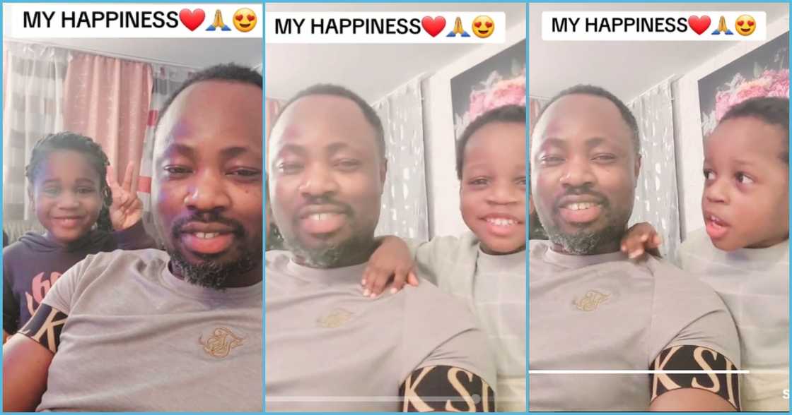 Photo of Ransford Osei and kids Photo of Ransford Osei and kids