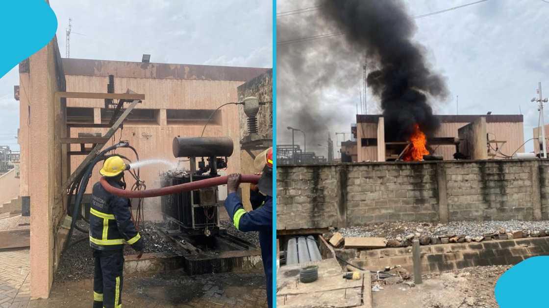 ECG, Electricity Company of Ghana, ECG Fire, Dumsor, Achimota Supply Station, Fire Service. ECG, Electricity Company of Ghana, ECG Fire, Dumsor, Achimota Supply Station, Fire Service.