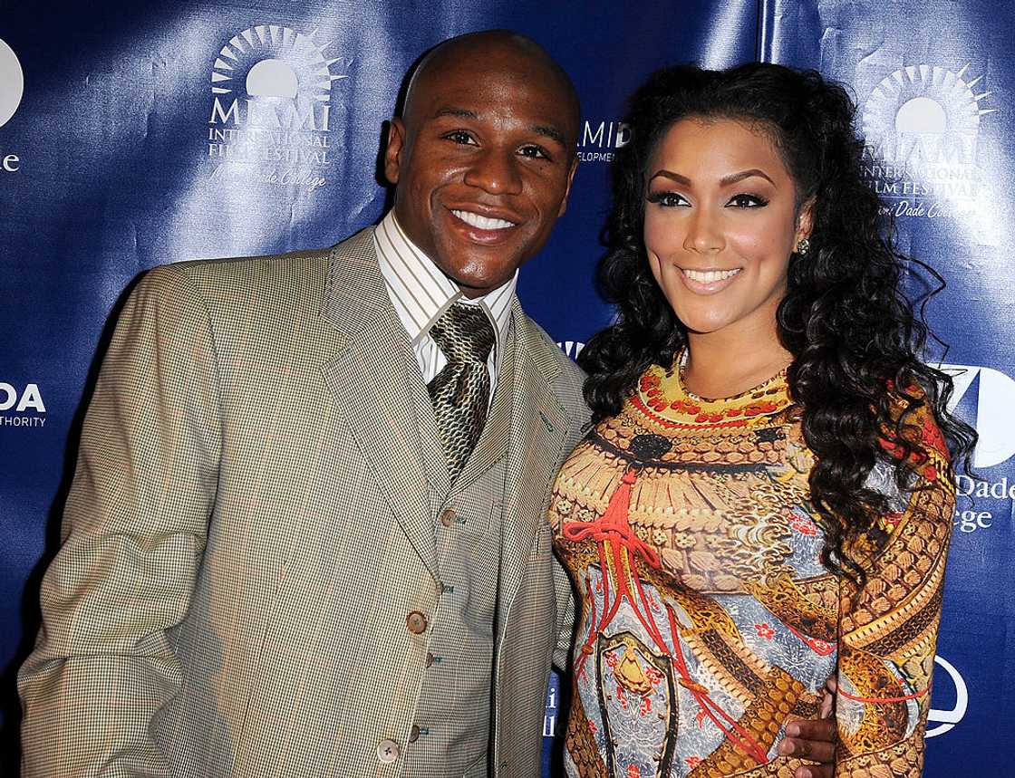 Floyd Mayweather and Shantel Jackson attend the World Premiere of Things Fall Apart at 2011 Miami International Film Festival Floyd Mayweather and Shantel Jackson attend the World Premiere of Things Fall Apart at 2011 Miami International Film Festival