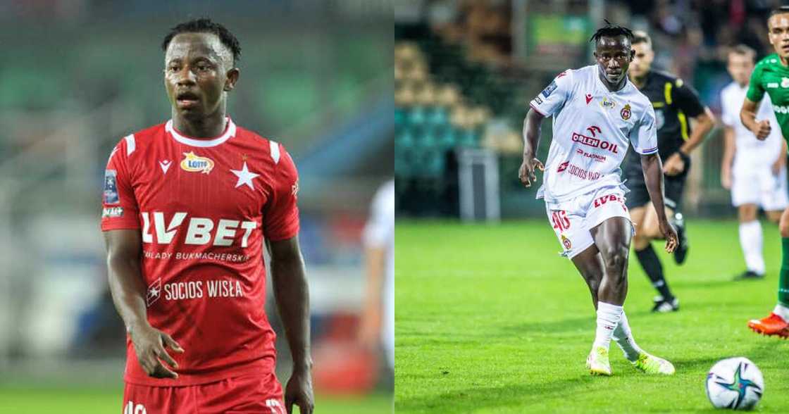 Former Ghana U-23 captain Yaw Yeboah scores incredible goal in Poland; ESPN stunned Former Ghana U-23 captain Yaw Yeboah scores incredible goal in Poland; ESPN stunned