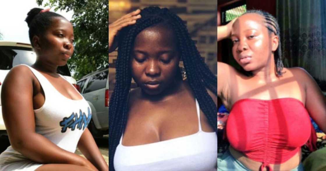 Akua Saucy: Leaked bedroom videos and photos of beautiful Twitter influencer causes stir online