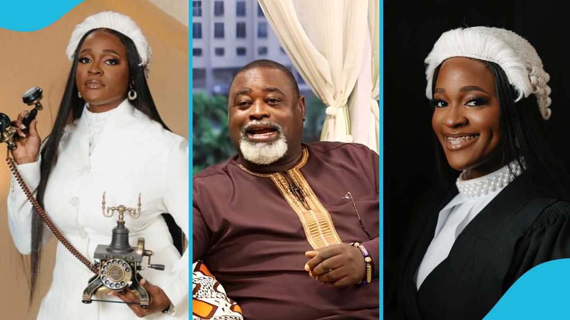 Ghanaian actor Oscar Provencal, daughter Anne-Marie Naa Toshie Provencal, Serwaa Amihere, Ghanaian Lawyers, Baaba Botchway