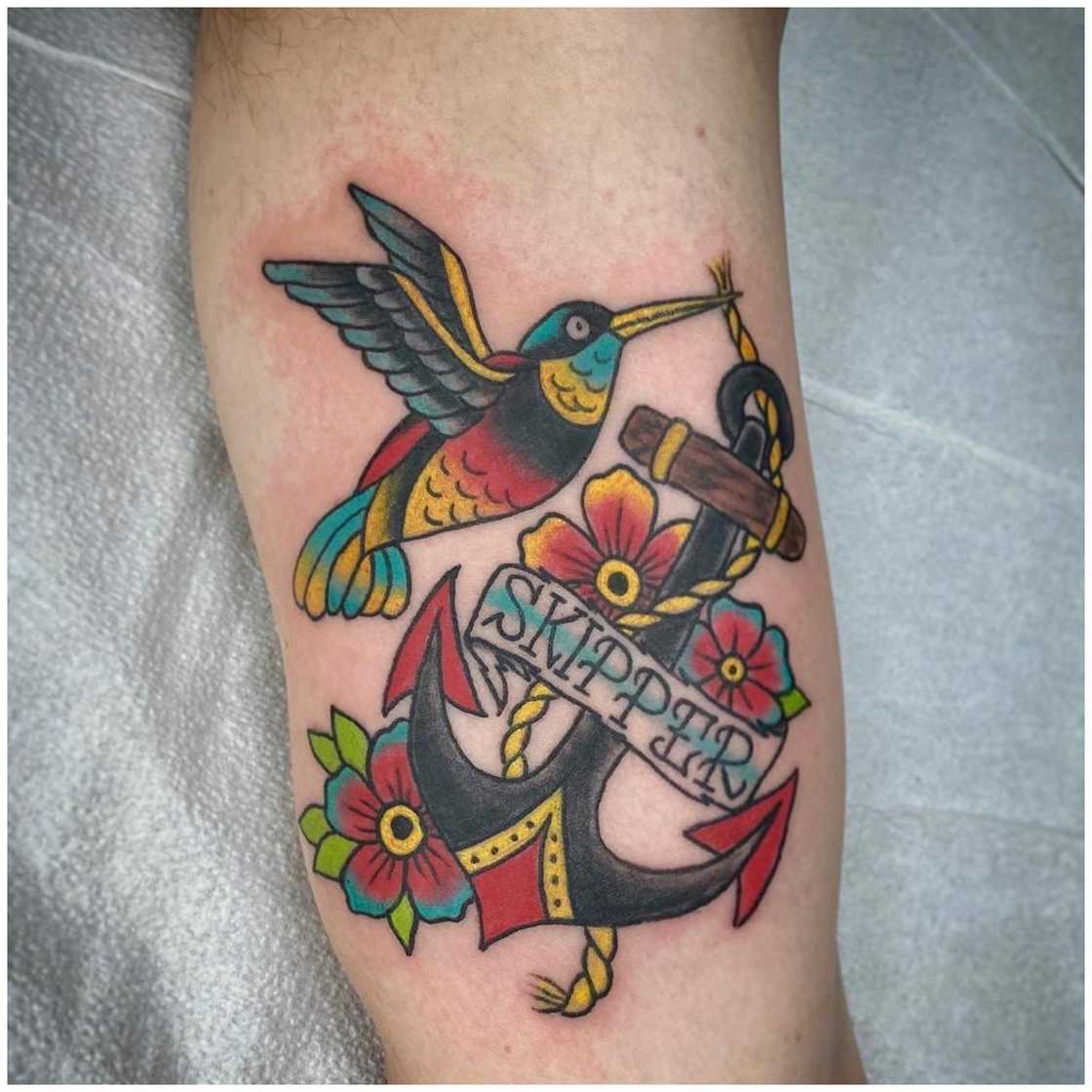 Hummingbird tattoo