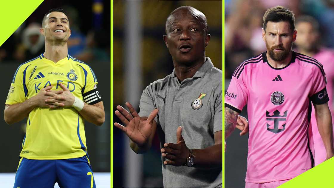 Kwesi Appiah revealed he made his players feel as if they were Cristiano Ronaldo and Lionel Messi. Kwesi Appiah revealed he made his players feel as if they were Cristiano Ronaldo and Lionel Messi.