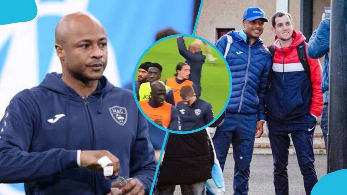 Andre Ayew receives warm welcome in Marseille.