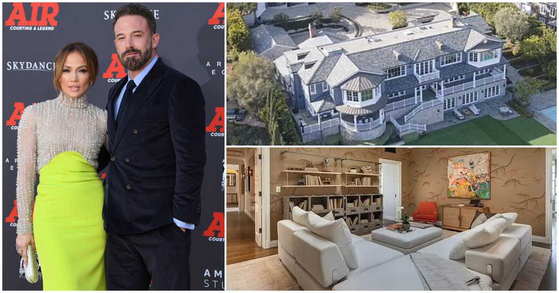 Photos of American star couple Ben Affleck and Jennifer Lopez and their $60 million mansion Photos of American star couple Ben Affleck and Jennifer Lopez and their $60 million mansion