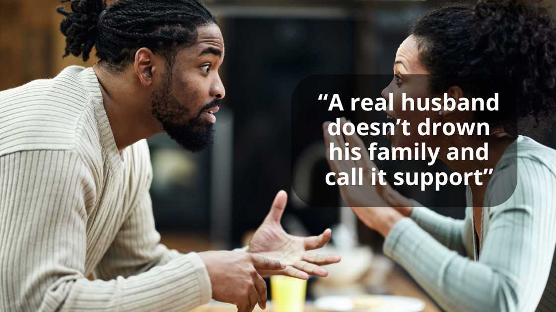 A man and woman are arguing A man and woman are arguing