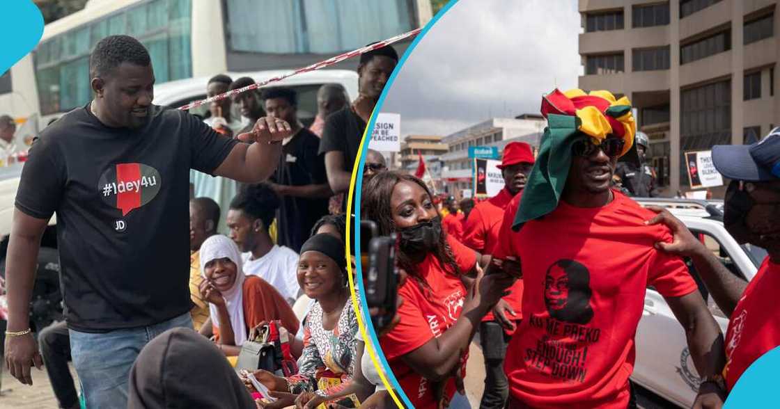 Dumelo with other Ghanaians Dumelo with other Ghanaians