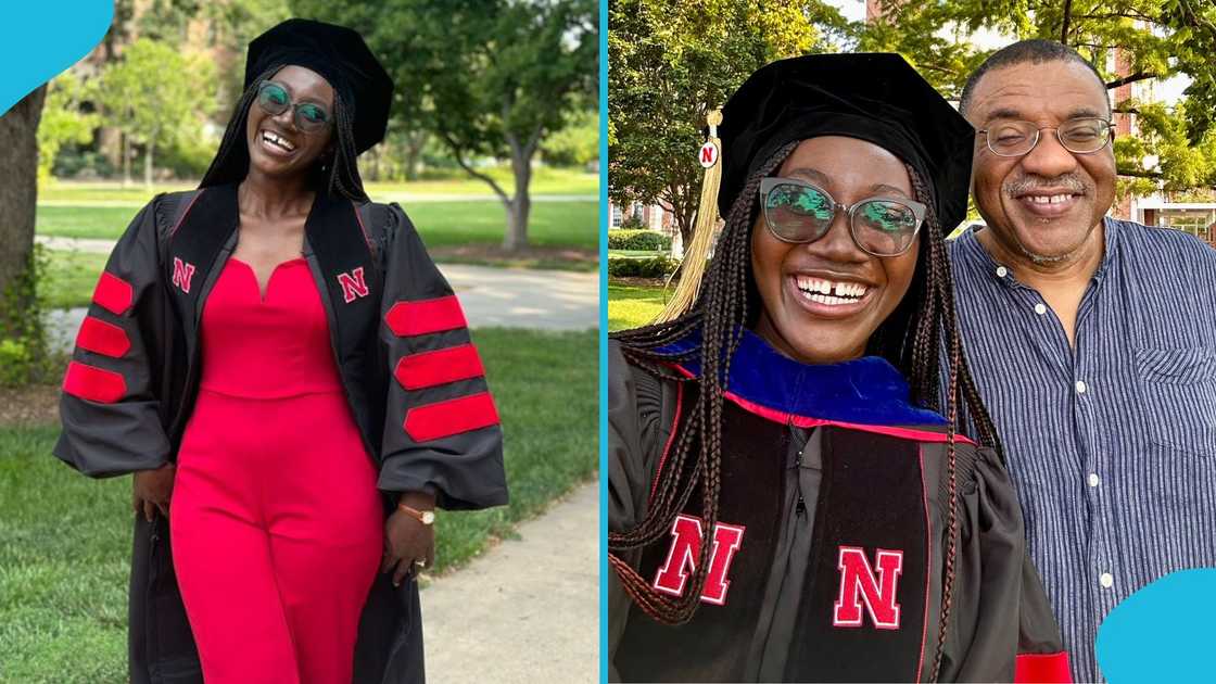 PhD, Canada. Ghanaian, University of Nebraska-Lincoln, Chapman University, UniMAC