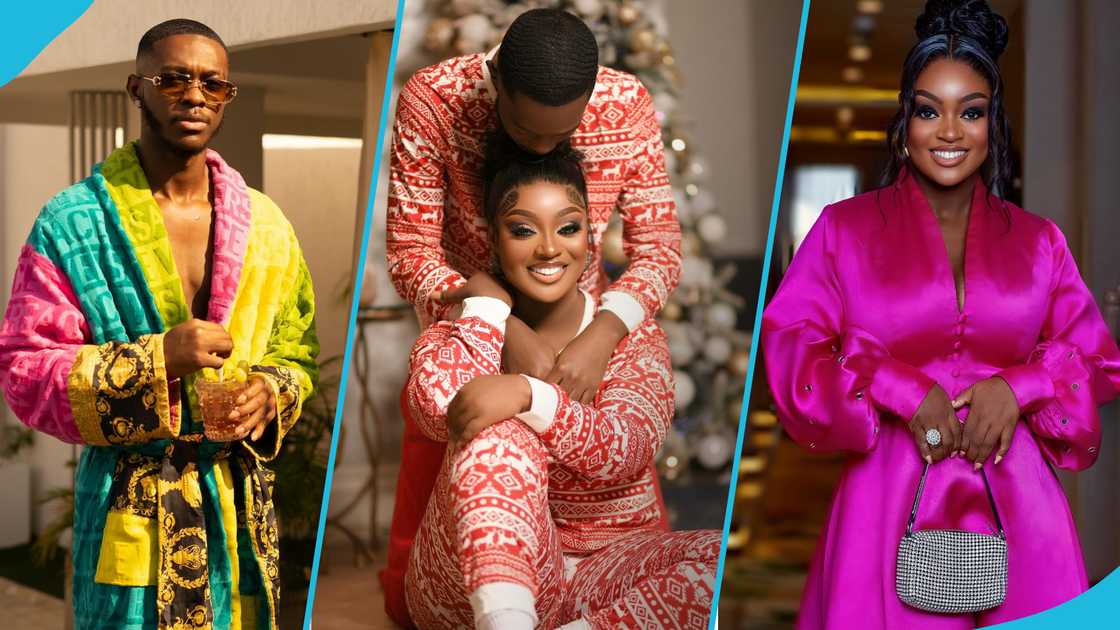 Jackie Appiah, Jackie Appiah's son Damien Agyemang, Damien's age, Damien's birthday, Versace robe