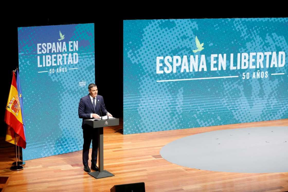 Prime Minister Pedro Sanchez has announced around 100 events this year to mark the half-century since Spain initiated its democratic transition following Francisco Franco's death in 1975 Prime Minister Pedro Sanchez has announced around 100 events this year to mark the half-century since Spain initiated its democratic transition following Francisco Franco's death in 1975