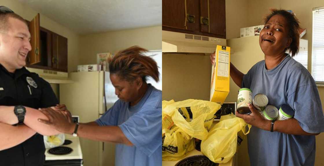 Starving Mother Stole 5 eggs to feed her Family, cop Brings 2 Truckloads of food Instead of Arresting her
Source: Florida News Starving Mother Stole 5 eggs to feed her Family, cop Brings 2 Truckloads of food Instead of Arresting her
Source: Florida News