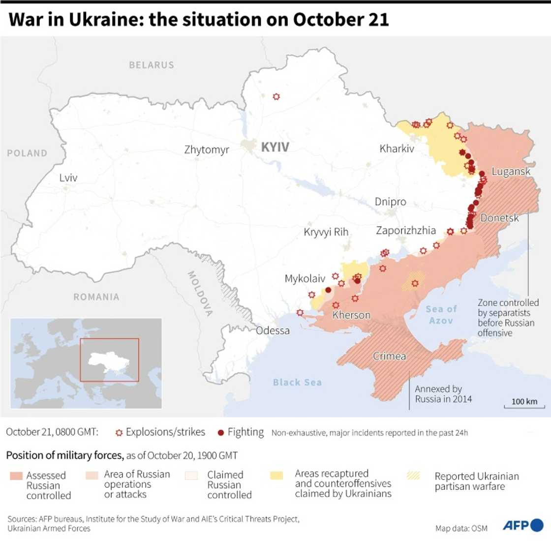 War in Ukraine: the situation on October 21 War in Ukraine: the situation on October 21