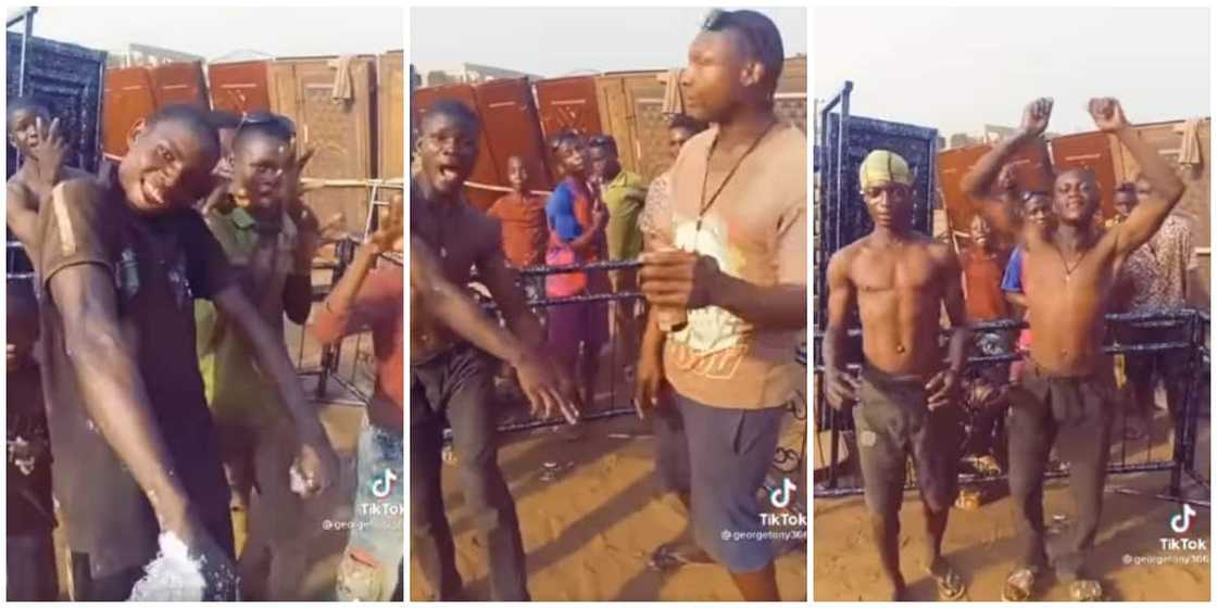 Their boss must be lucky: Nigerian react to video of welder boys leaving work to dance hard to Portable Zazu song Their boss must be lucky: Nigerian react to video of welder boys leaving work to dance hard to Portable Zazu song