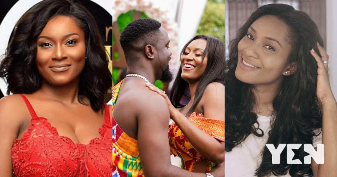Sarkodie and wife Tracy Sarkcess chop love in boat cruiring together in video Sarkodie and wife Tracy Sarkcess chop love in boat cruiring together in video