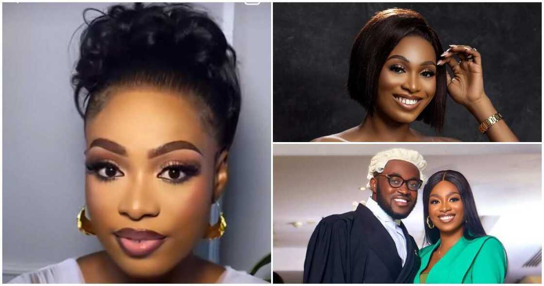 Tracy Osei: The Beautiful Wife Of Kennedy Osei Slays In A White Corseted Long-Sleeve Dress And Heavy Makeup Tracy Osei: The Beautiful Wife Of Kennedy Osei Slays In A White Corseted Long-Sleeve Dress And Heavy Makeup