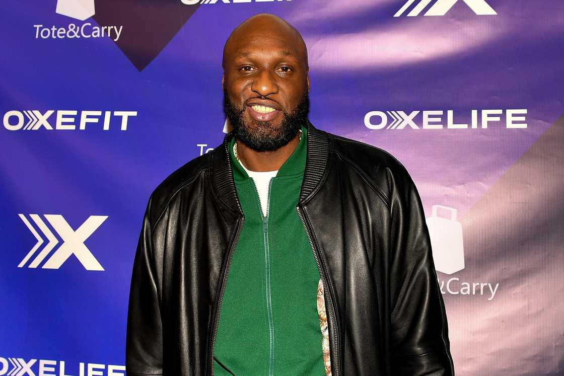 Lamar Odom attends OxeFit Mixer at the LA Lakers vs. Phoenix Suns NBA Game Lamar Odom attends OxeFit Mixer at the LA Lakers vs. Phoenix Suns NBA Game