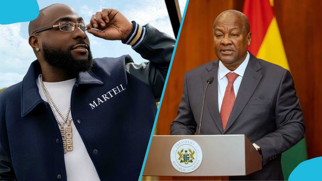 Davido, John Mahama, Ghanaian president, United Nations General Assembly, UNGA 81, Davido Instagram Story