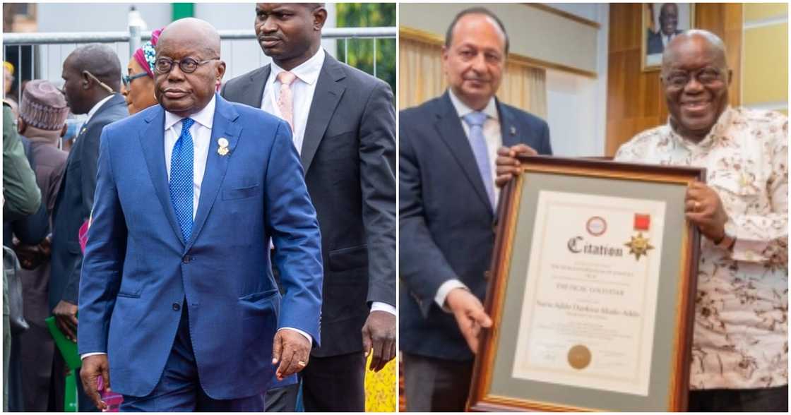 Akufo-Addo honoured with the highest international diplomacy award Akufo-Addo honoured with the highest international diplomacy award