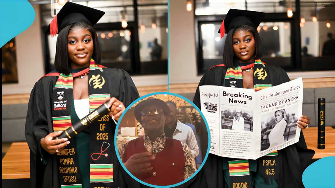 Ghana, Ghanaians based in UK, Education, people, family, graduation, TikTok trend, TikTok challenge