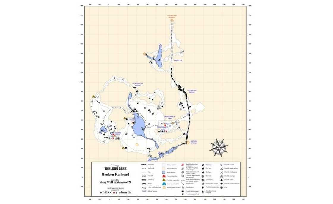 The long dark map