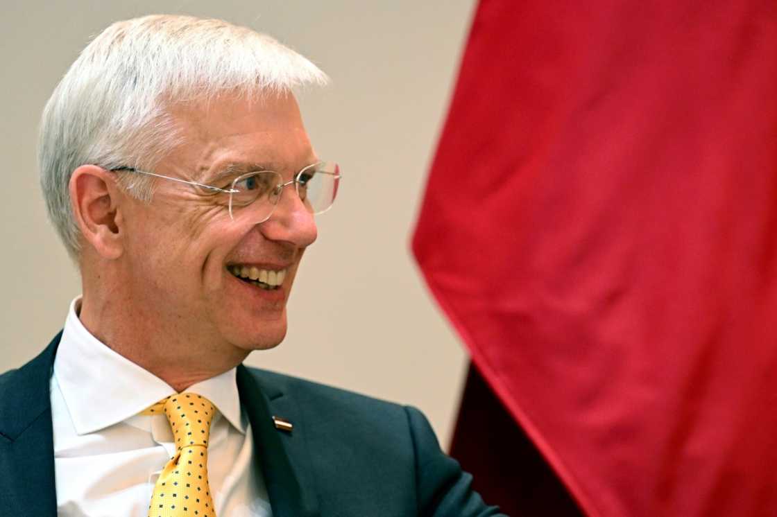 Latvian Prime Minister Krisjanis Karins is most likely expected to win Latvian Prime Minister Krisjanis Karins is most likely expected to win