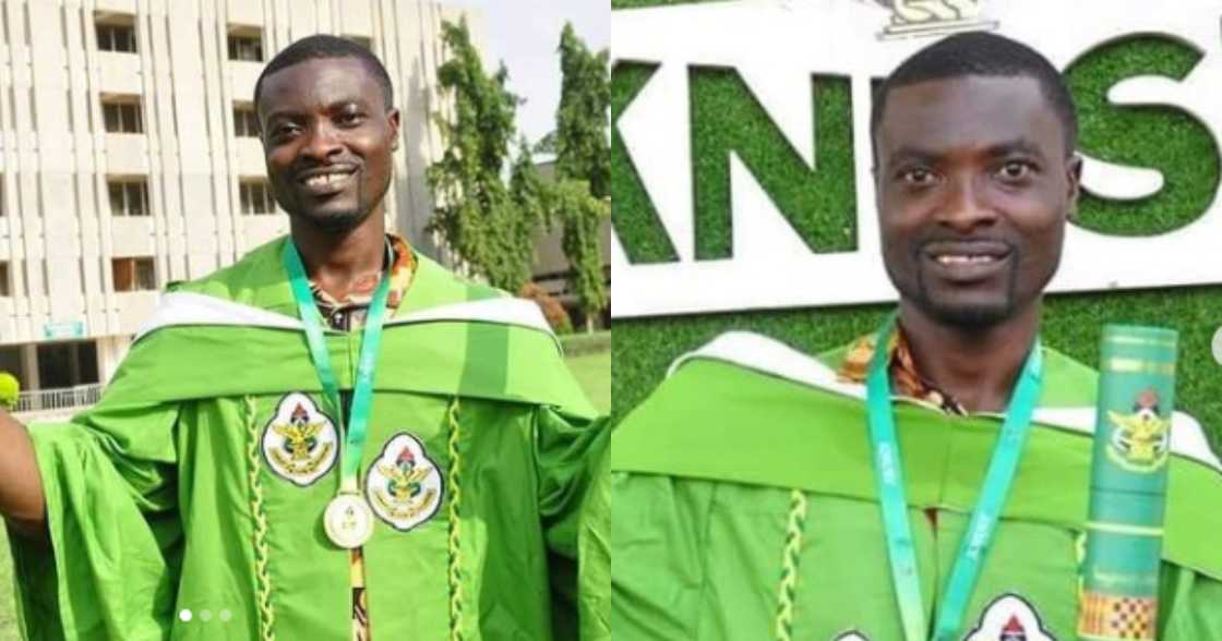 Debrah Sarpong: Former drug dealer turned shoeshine boy bags master's from KNUST Debrah Sarpong: Former drug dealer turned shoeshine boy bags master's from KNUST