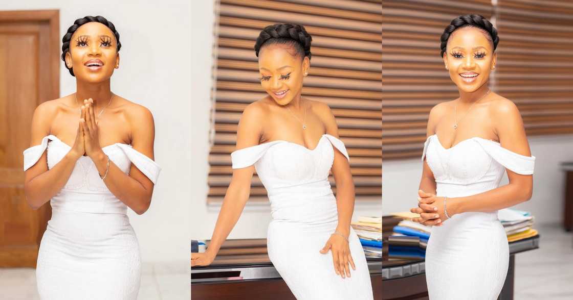 Akuapem Poloo's Father Pops Up For The 1st Time As He Visits Actress (Photo) Akuapem Poloo's Father Pops Up For The 1st Time As He Visits Actress (Photo)
