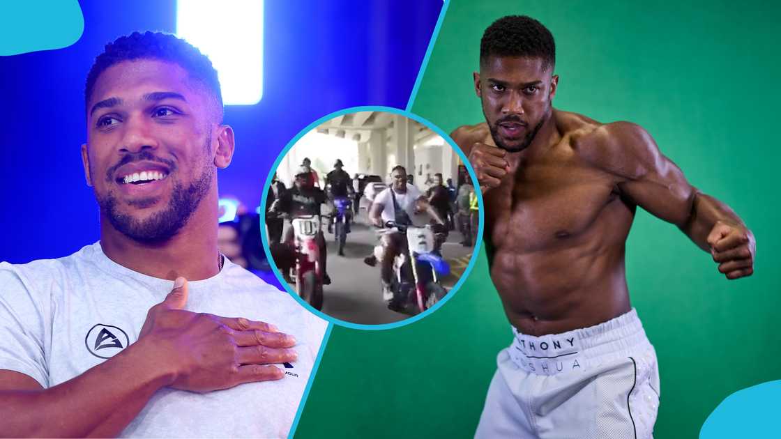 Anthony Joshua, power bike, Kotoka International Airport, Sharaf Mahama, Legacy Rise Sports, Trust Sports Emporium. Anthony Joshua, power bike, Kotoka International Airport, Sharaf Mahama, Legacy Rise Sports, Trust Sports Emporium.