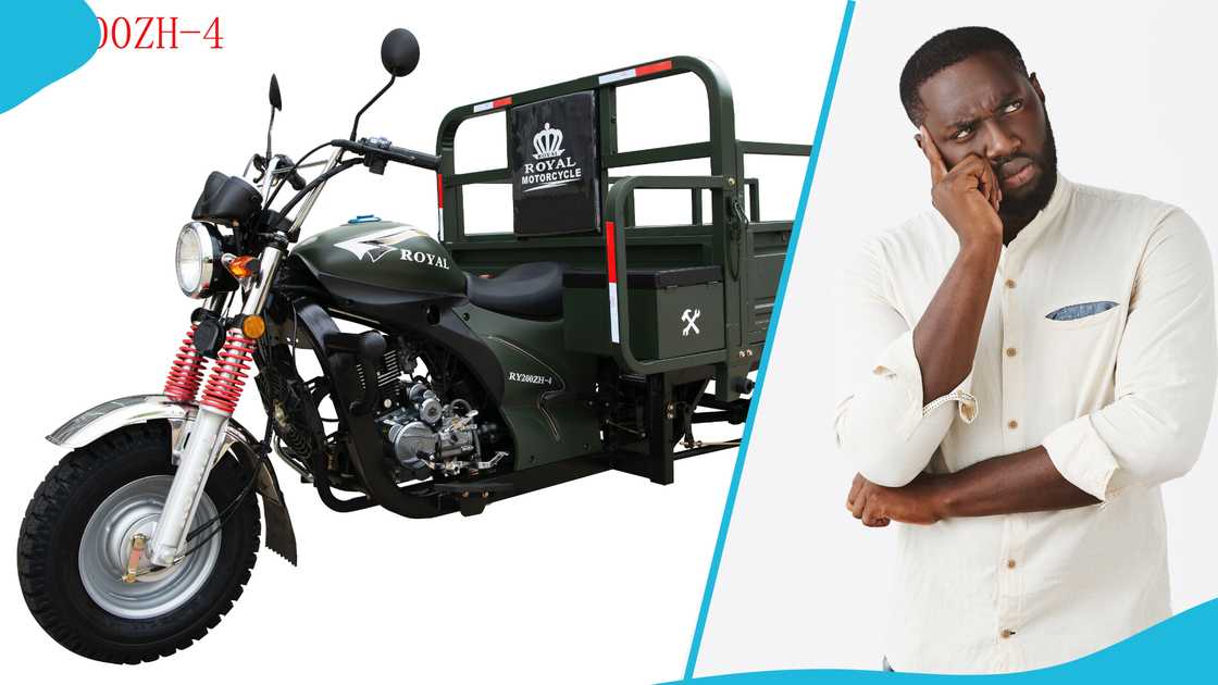 Aboboyaa, Ghana, Market, Apsonic, Tricycle, Cargo