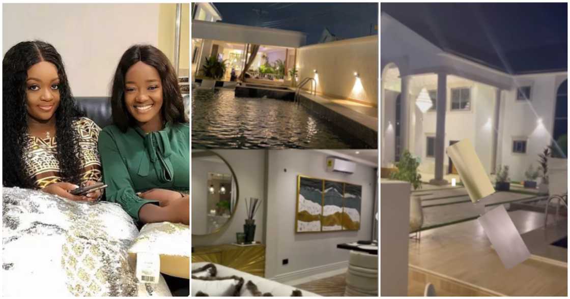 Luchy Donalds in Jackie Appiah's mansion Luchy Donalds in Jackie Appiah's mansion