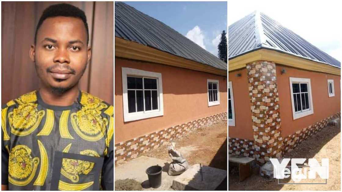 The house is his gift to the mother. The house is his gift to the mother.