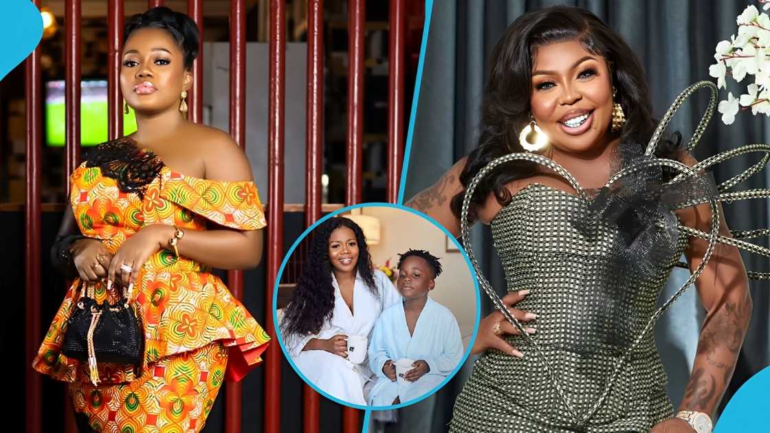 Mzbel, Castro, Mzbel's son, Afia Schwarzenegger, Mzbel and Castro, Mzbel and Afia Schwarzenegger Mzbel, Castro, Mzbel's son, Afia Schwarzenegger, Mzbel and Castro, Mzbel and Afia Schwarzenegger