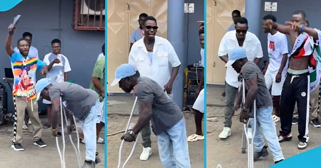 Physically challenged man, NDC, victory celebration, John Dramani Mahama, Mahamudu Bawumia, Ghana Elections 2024, Mahama wins presidential election