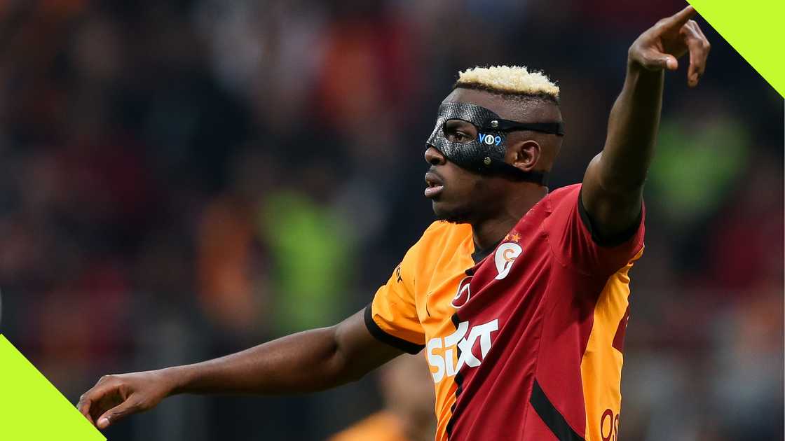 Victor Osimhen, Galatasaray, Besiktas, RAMS Park, Istanbul, Turkiye, Super Lig. Victor Osimhen, Galatasaray, Besiktas, RAMS Park, Istanbul, Turkiye, Super Lig.