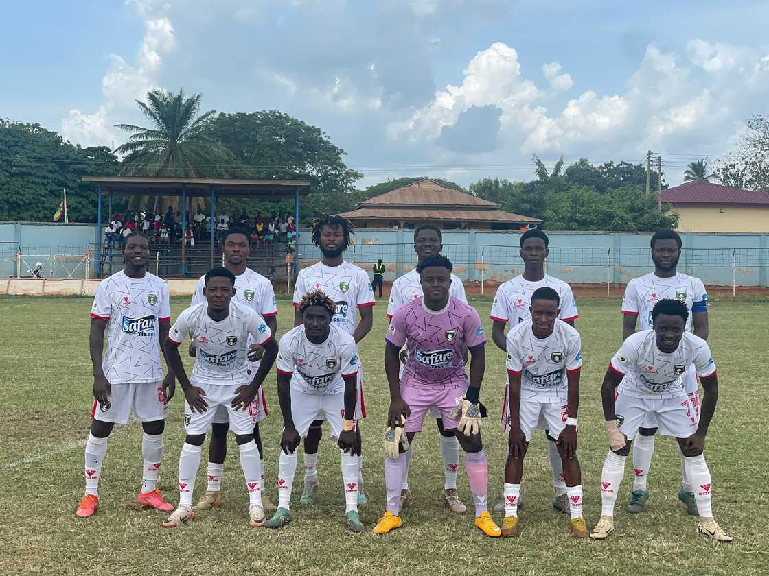 Techiman Eleven Wonders main starting lineup in the 2024/25 Ghana Division One League Techiman Eleven Wonders main starting lineup in the 2024/25 Ghana Division One League