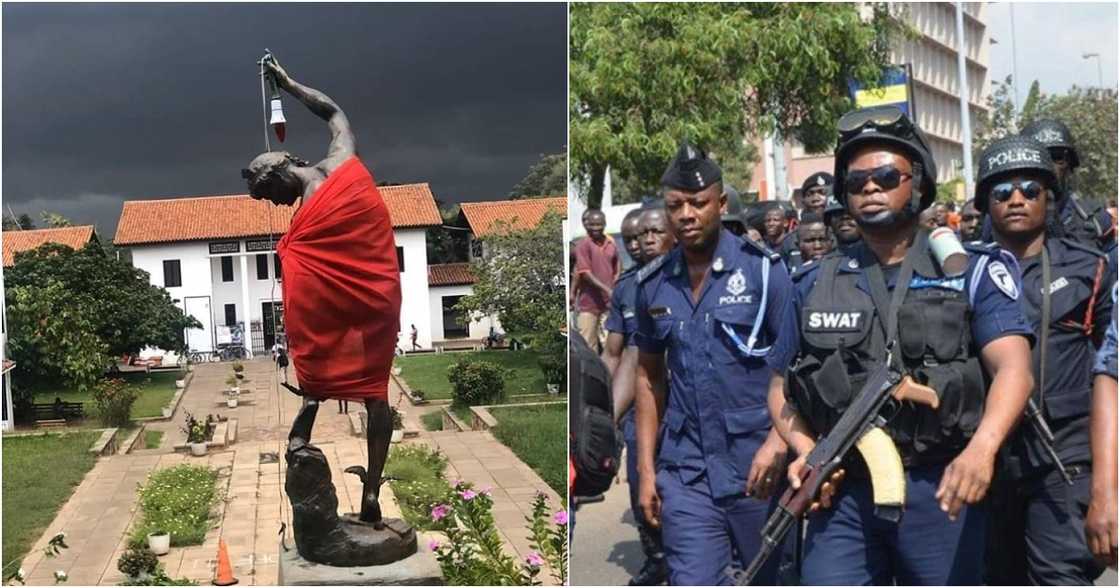 Police arrested the 18 students on February 14, 2023. Police arrested the 18 students on February 14, 2023.