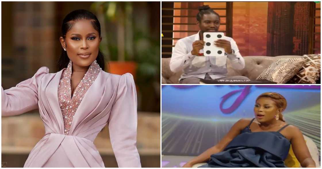 Berla Mundi amused by Bernard the Magician's tricks Berla Mundi amused by Bernard the Magician's tricks