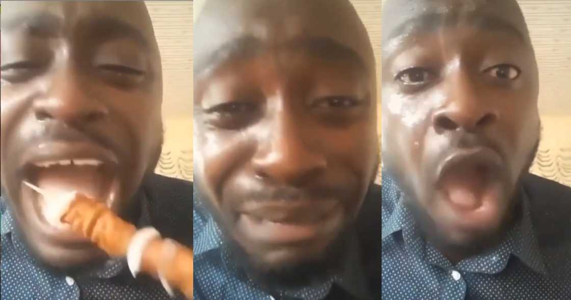 I lost my boss' GHc 10k but let me chew this kebab before they catch me -Man I lost my boss' GHc 10k but let me chew this kebab before they catch me -Man