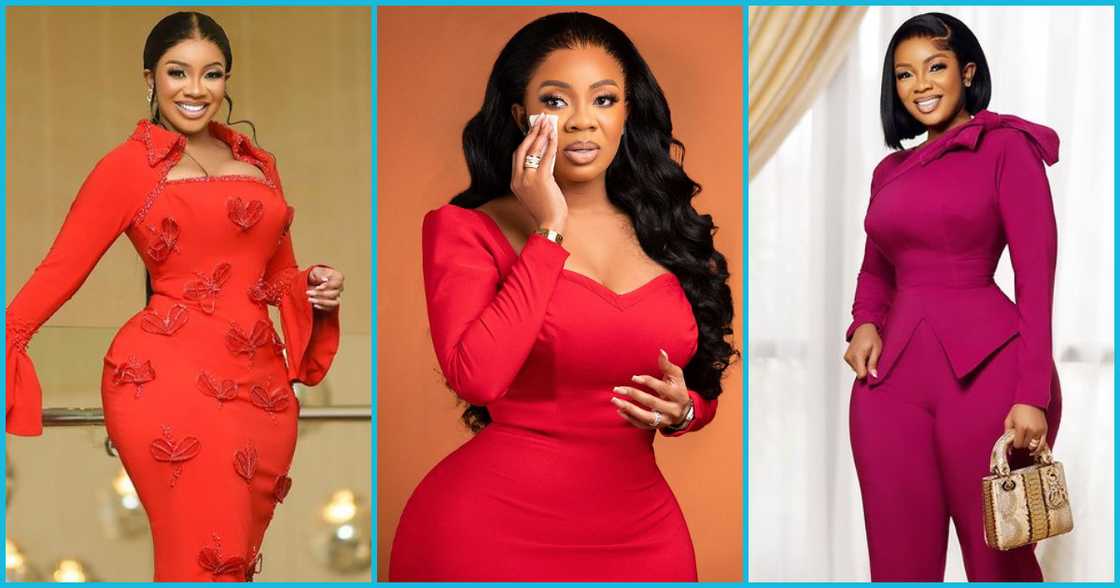 Serwaa Amihere on TV after leaked video Serwaa Amihere on TV after leaked video