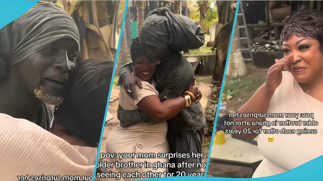 Jamaica, Ghana, People, Asylum, Man, Woman visits, Sister meets long lost brother Jamaica, Ghana, People, Asylum, Man, Woman visits, Sister meets long lost brother