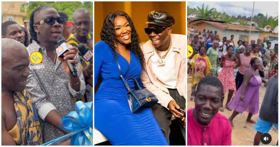 Stonebwoy and his wife commissions borehole Stonebwoy and his wife commissions borehole