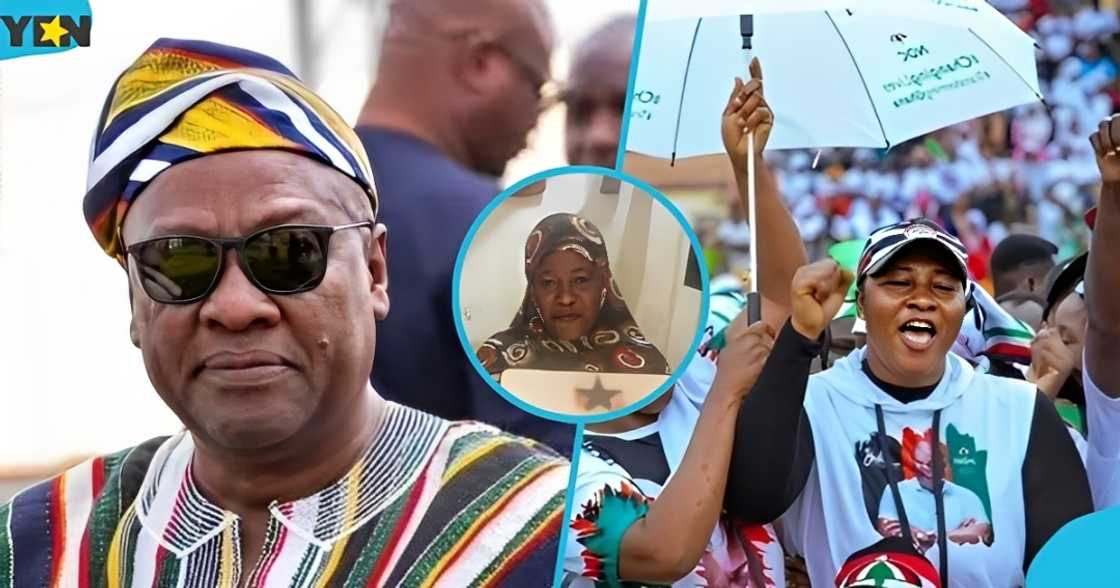 President John Mahama, NDC supporters, NDC woman, election 2024 victory, Ghanaian politics