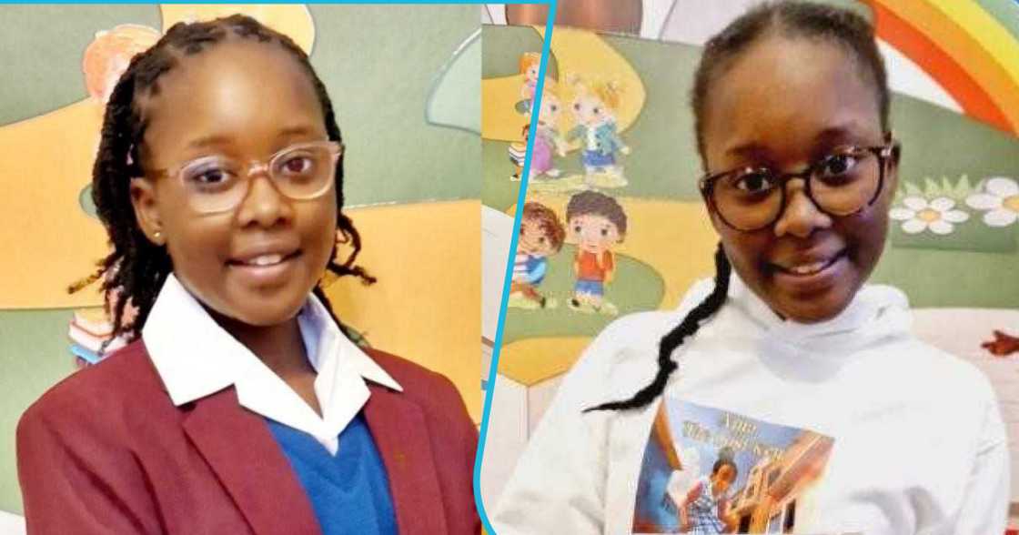 Ghanaian-British girl builds e-library for school. Ghanaian-British girl builds e-library for school.